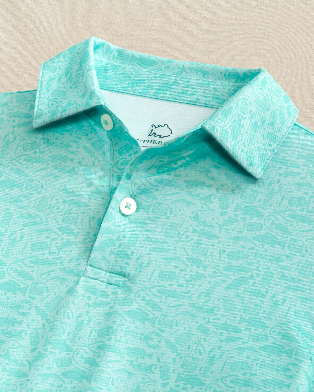 Boys Driver Seawatch Printed Performance Polo
