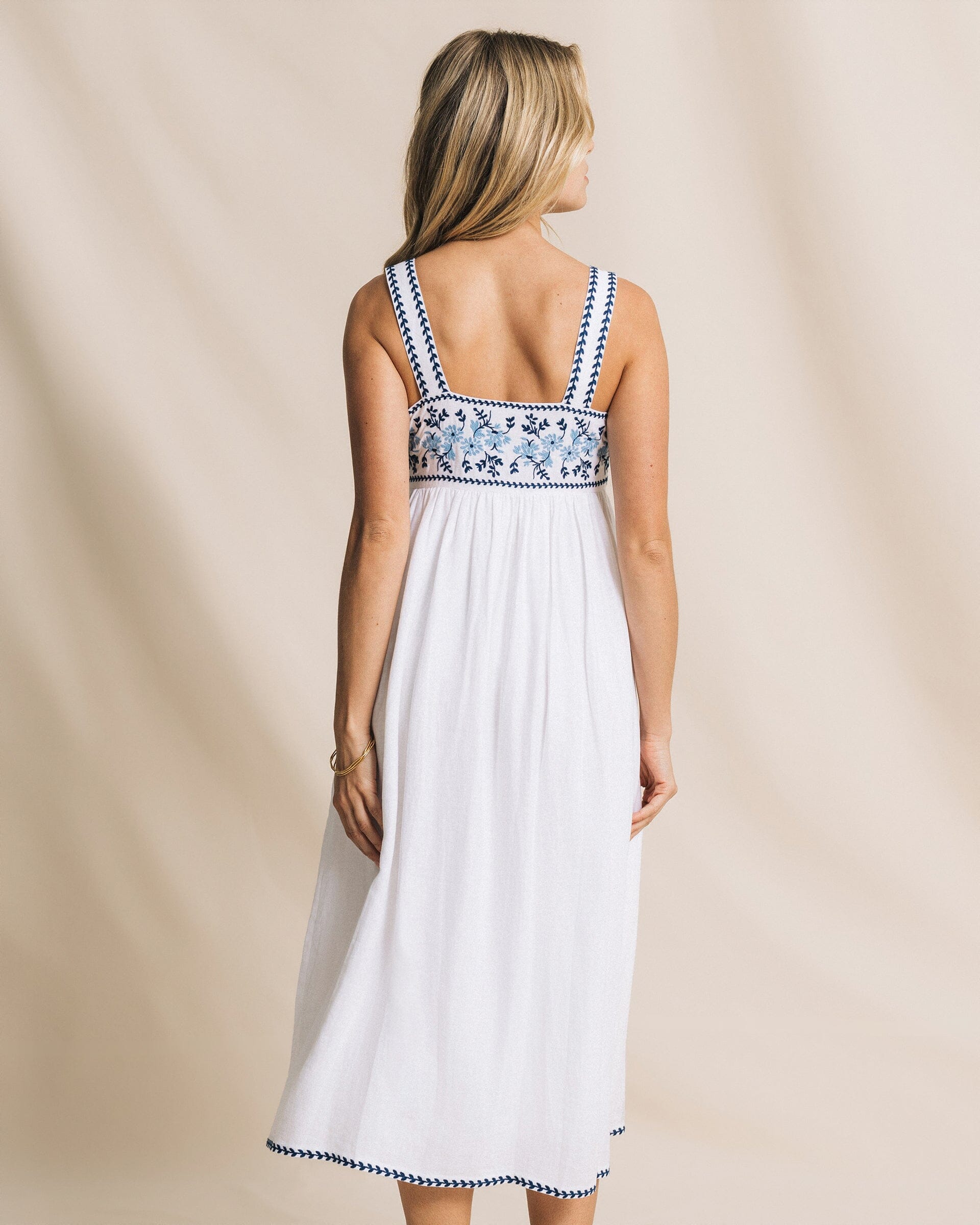 Erilyn Embroidered Midi Dress