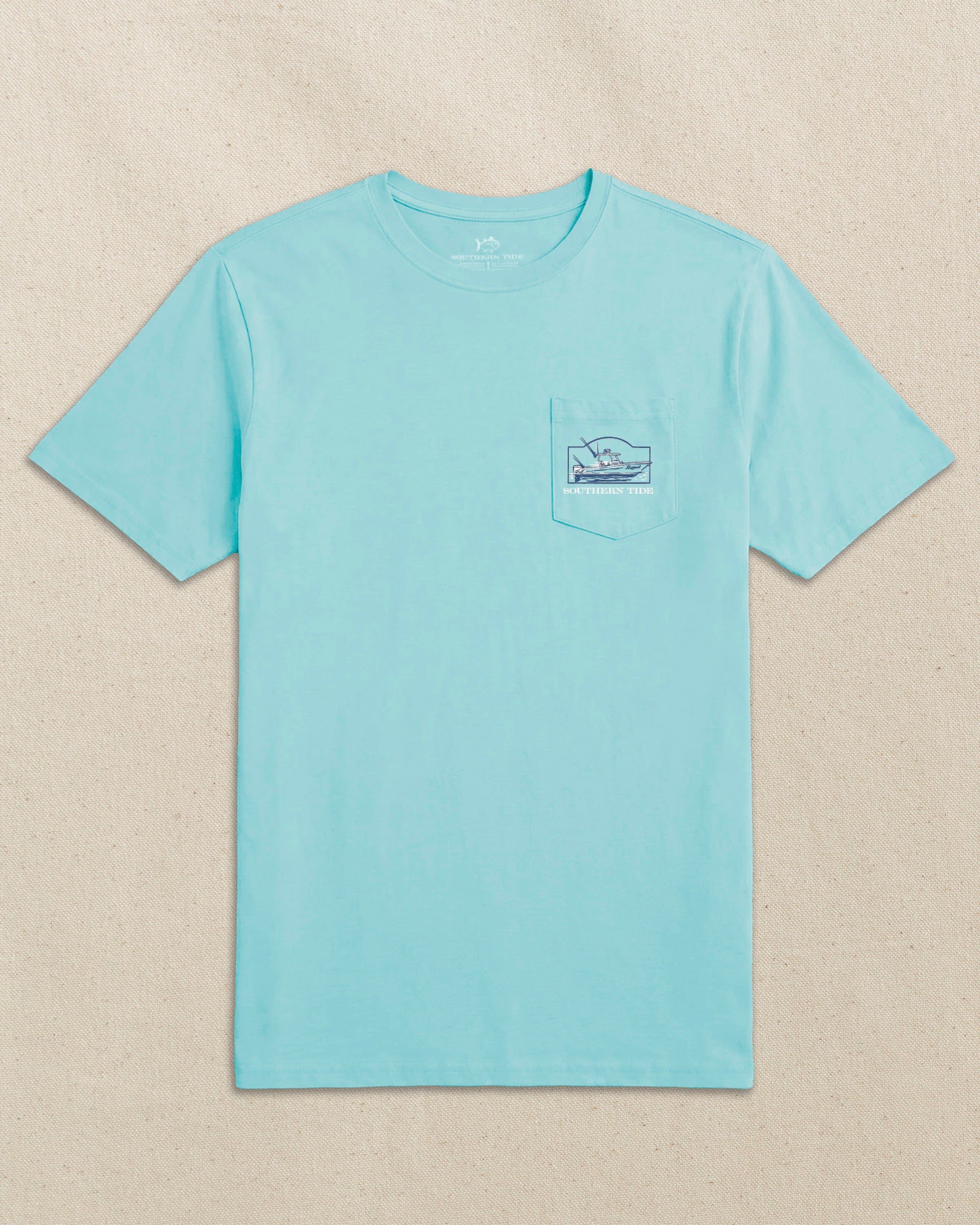 Sunset Skipjack Boat Short Sleeve T-Shirt